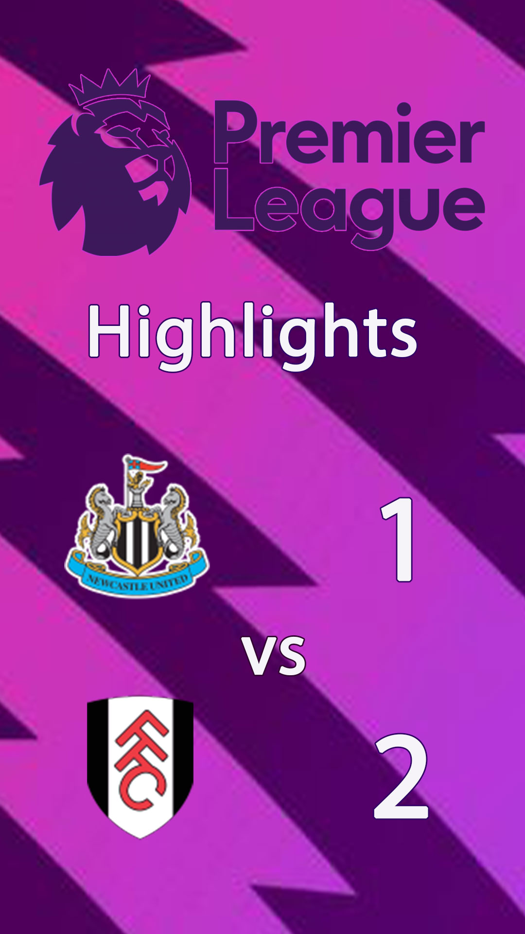 Newcastle United 1 - 2 Fulham : Highlight Premier League 24/25 - นิวคาสเซิ่ล พบ ฟูแล่ม : ไฮไลท์ พรีเมียร์ลีก 2024/25